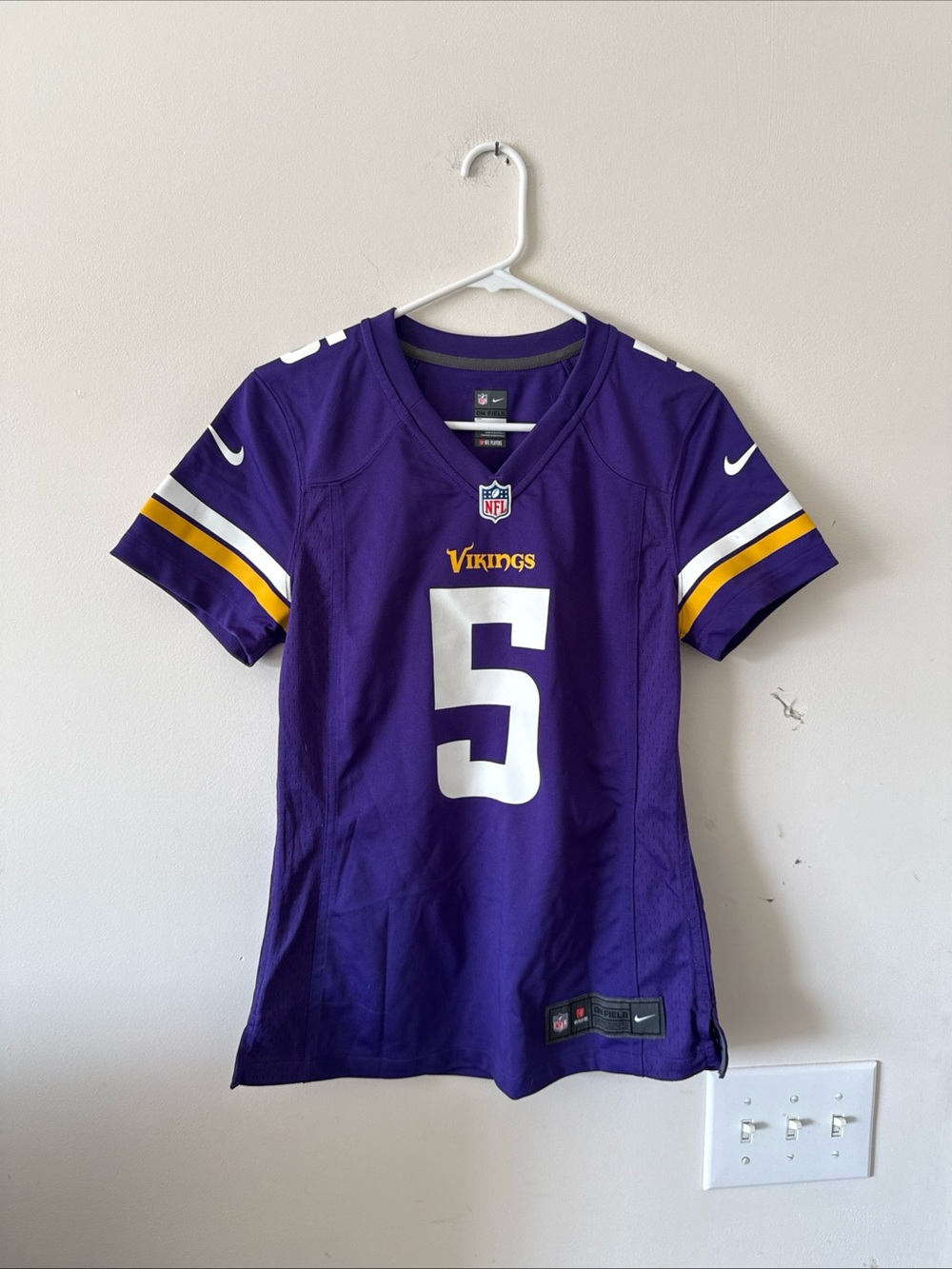 Women's Nike Teddy Bridgewater #5 Minnesota Vikings Game Jersey Sz S